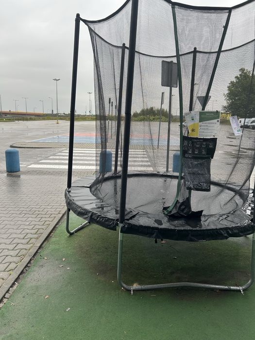 Trampolina domyos 240 z siatka ochronna - 2ND LIFE