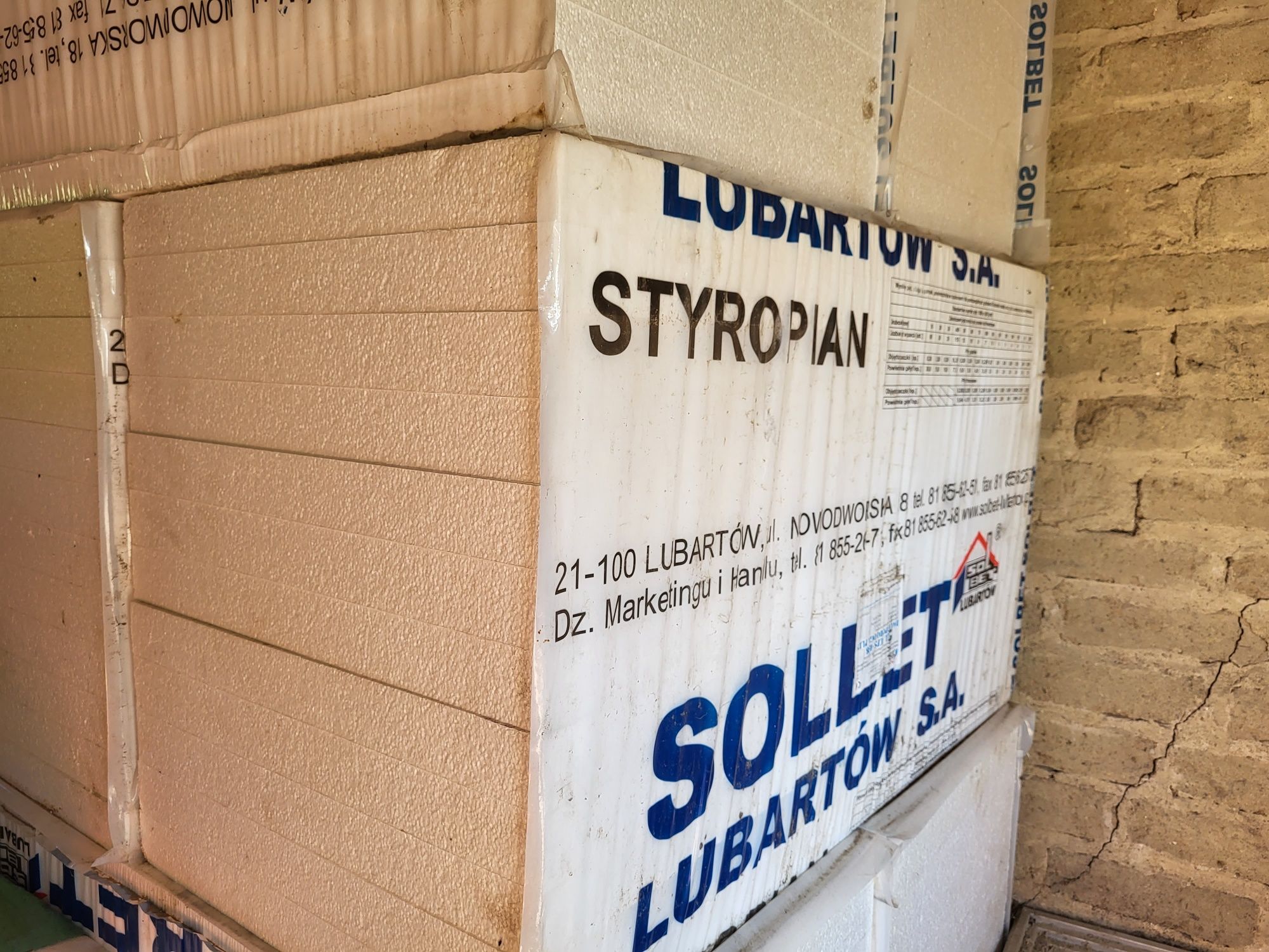 Styropian solbet dach-podłoga