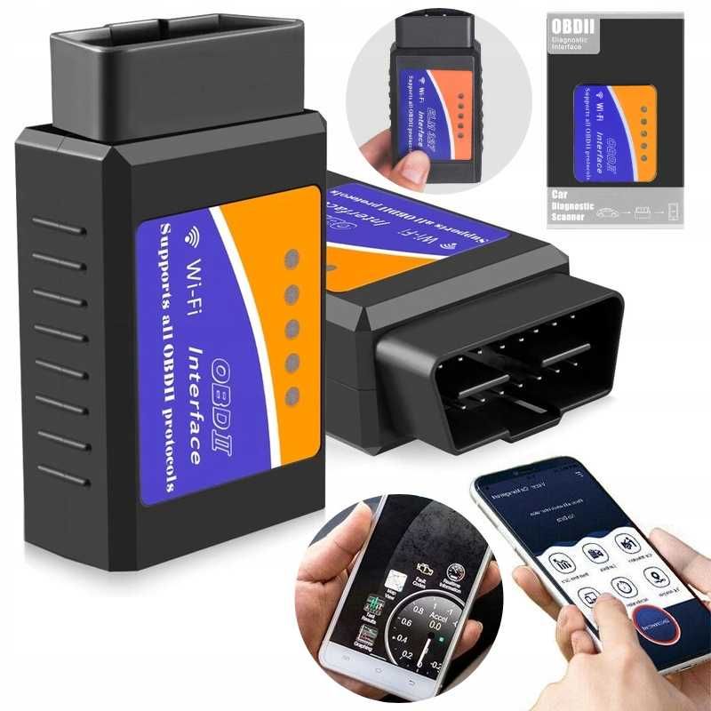 Діагностичний  автосканер OBD2 WiFi ELM327 v1.5 максимальна версія