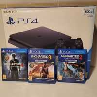 Playstation 4 + 3 jogos