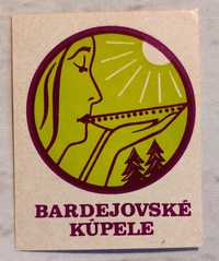 Naklejka BARDEJOVSKE-KUPELE Słowacja Bardejów Zdrój