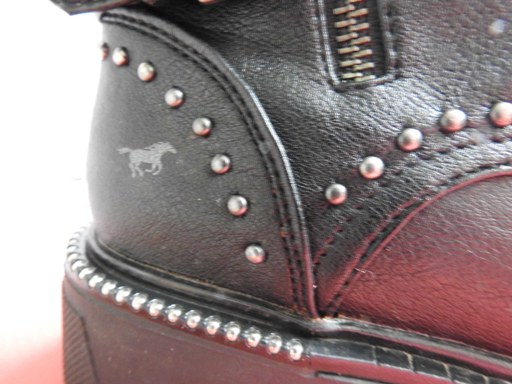 Buty Botki kozaki MUSTANG rockowe