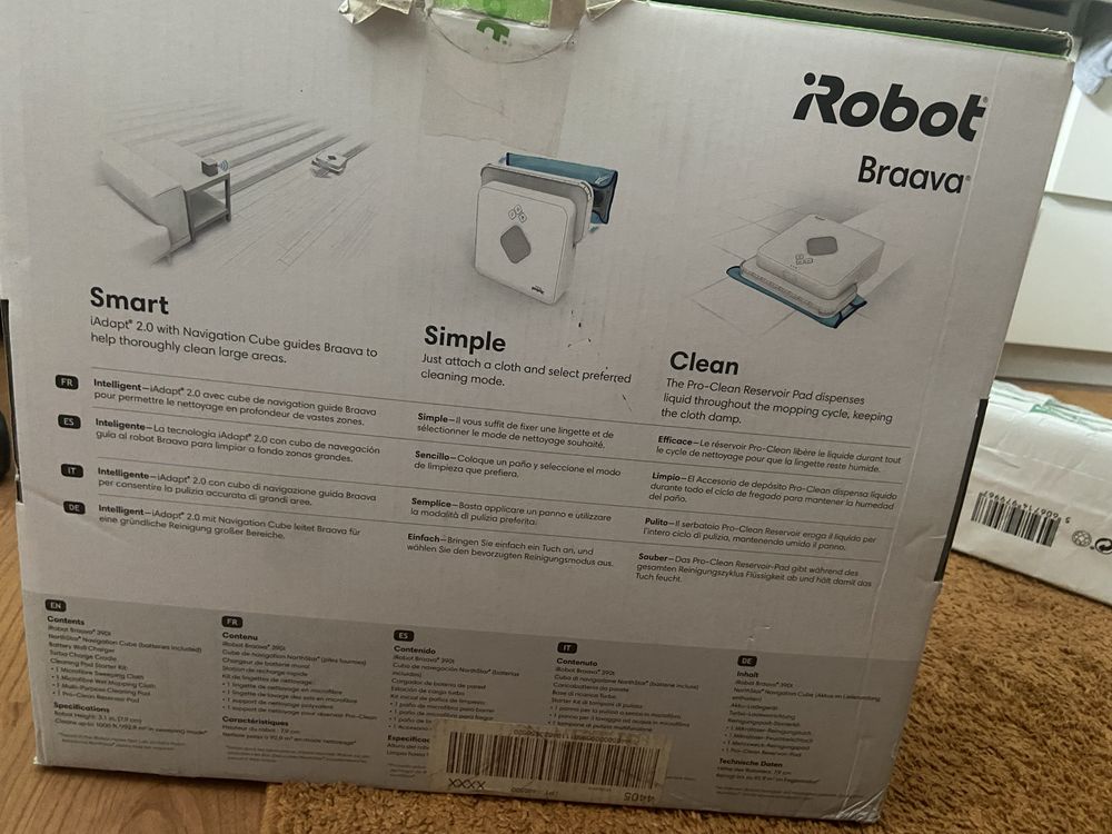 Aspirador irobot braava