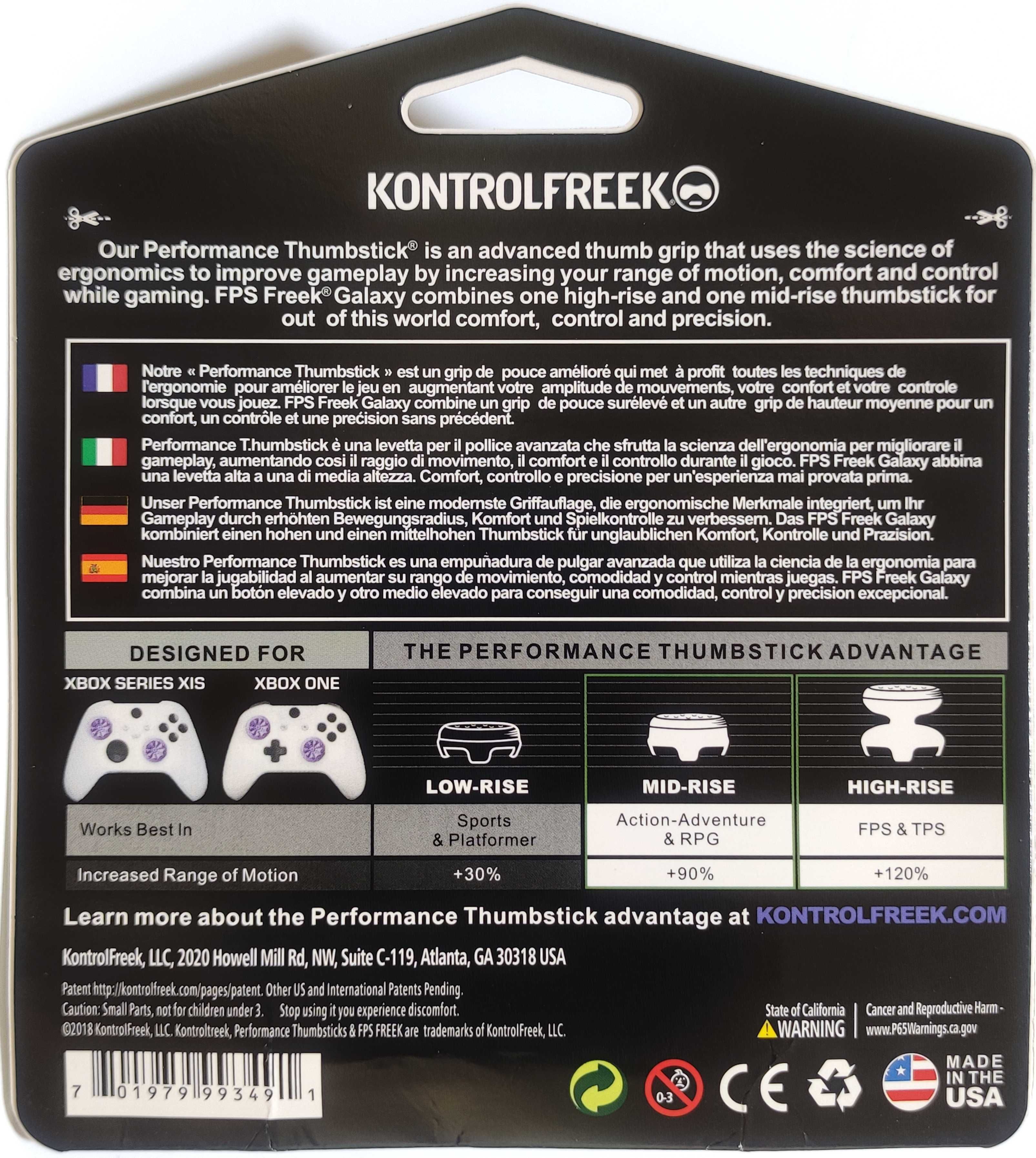 Nakładki Kontrolfreek Galaxy XBOX One Elite Series 2 S X