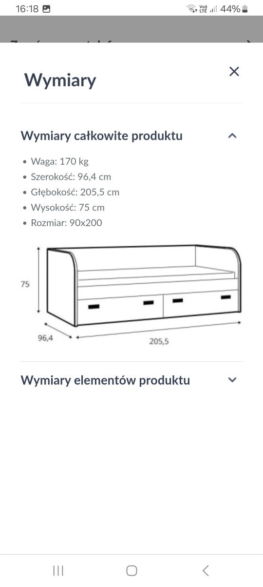 Łóżko Lilo meble Wójcik