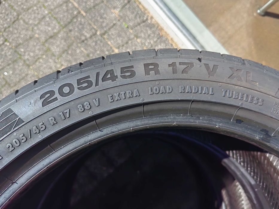 205/45R17 88V Continental Conti Sport Conatact 5 kpl lato MN