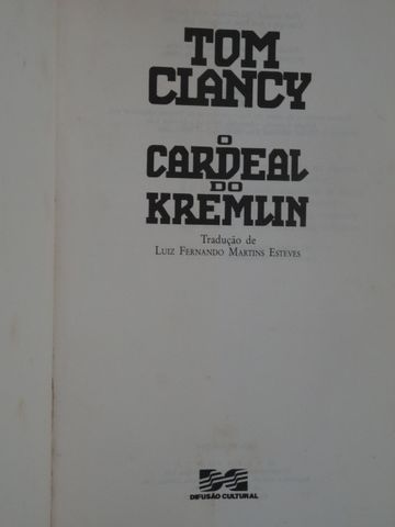 O Cardeal do Kremlin de Tom Clancy