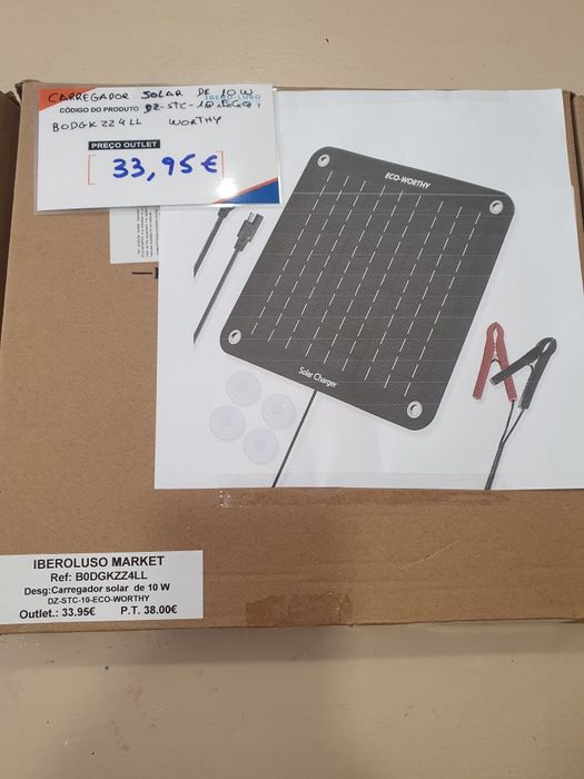 Carregador solar de 10 W dz-stc-10-eco -WORTHY