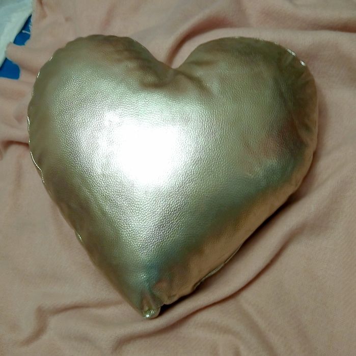 Almofada em forma de coração