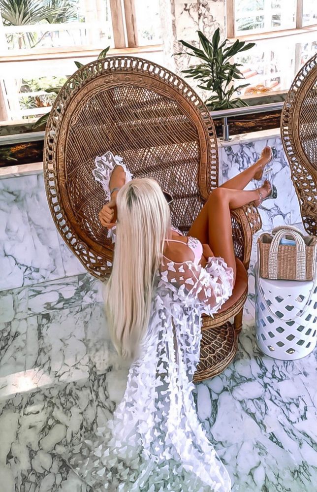 Sukienka plażowa pareo calzedonia  xs s m motylki biała falbany