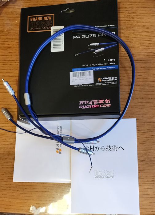Фонокабель Oyaide PA-2075 RR V2.