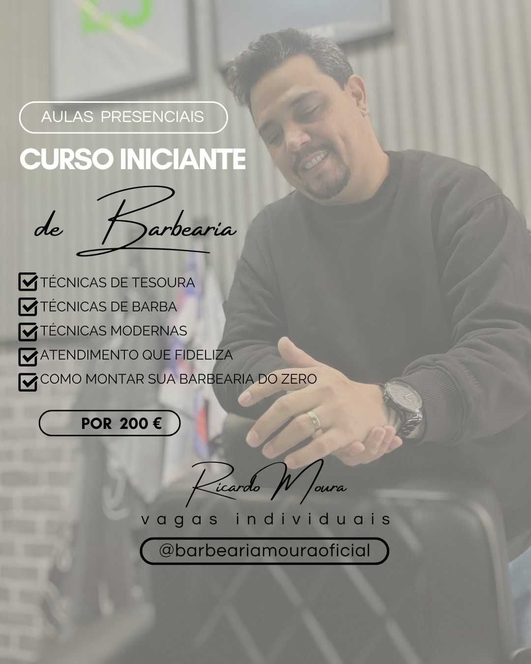 Curso de Barbeiro para Iniciante e Aperfeiçoamento