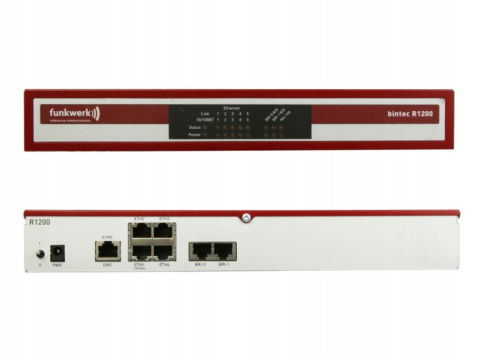 Router BINTEC R1200 Funwerk 4 ports 100MBit ISDN