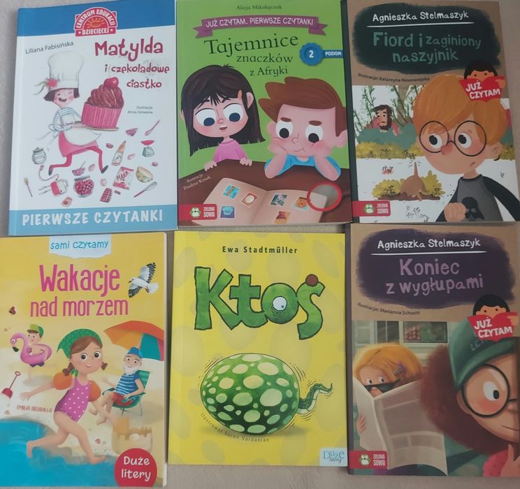 Książki do nauki czytania poziom 2 i 3