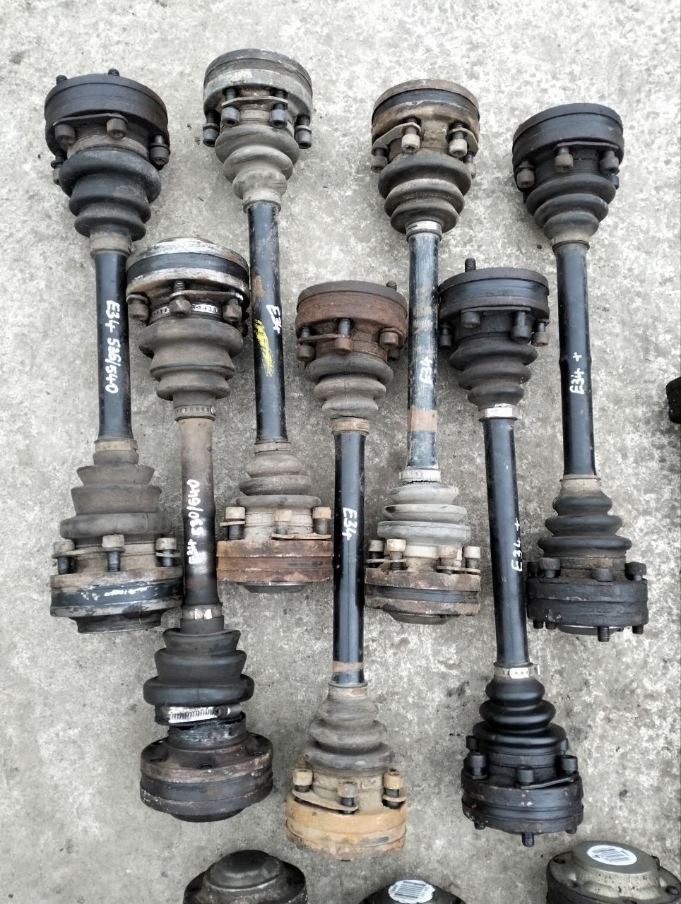 Піввісі, півосі, привода, ШРУСи, BMW е28, е34, е32, е39, е38, е46, е36