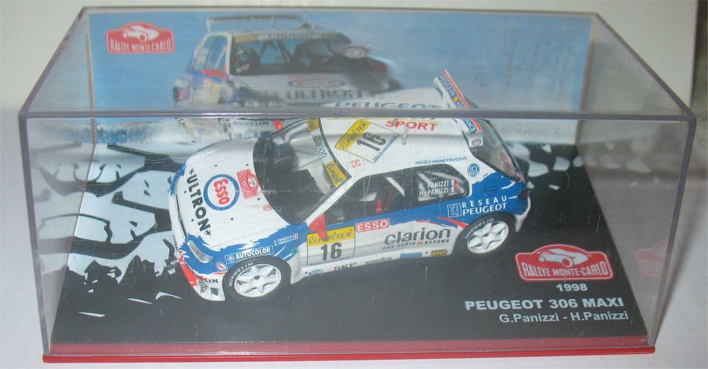 Altaya/Ixo - Peugeot 306 Maxi - 9º Monte Carlo 1998 - Gilles Panizzi