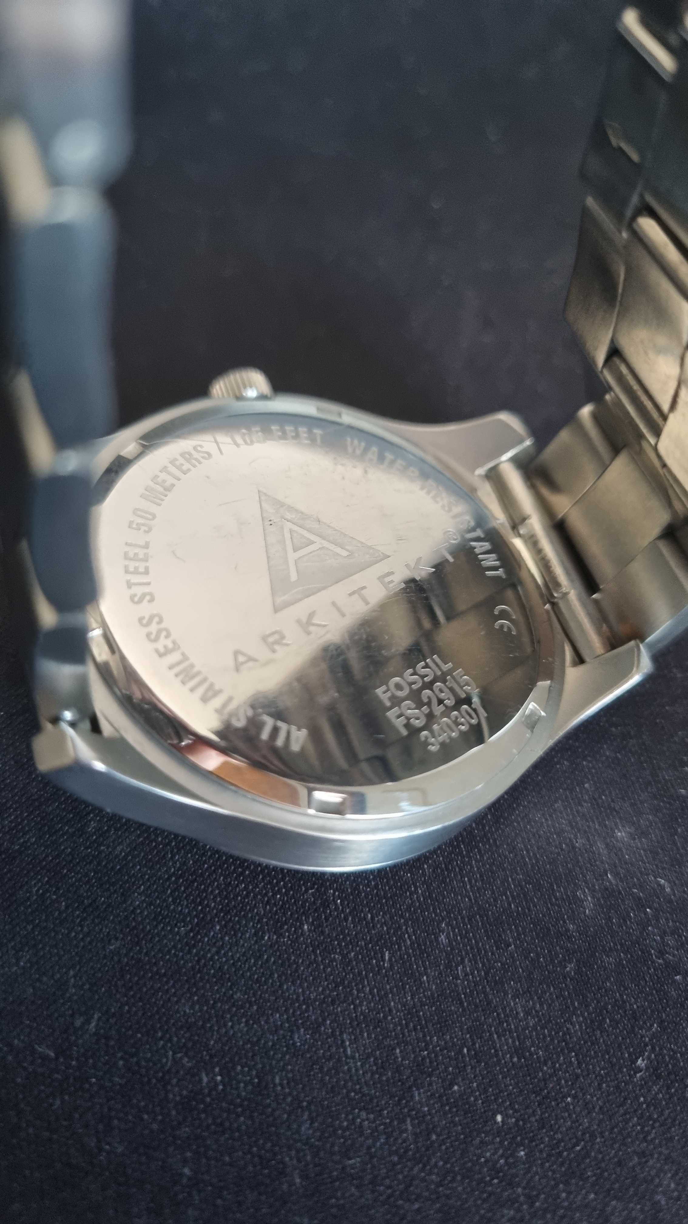 Relógio Fossil Homem – FS-2915 Cronógrafo | Azul Escuro