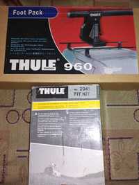 багажник Thule 960 + fit kit 2041 в штатные места Mitsubishi