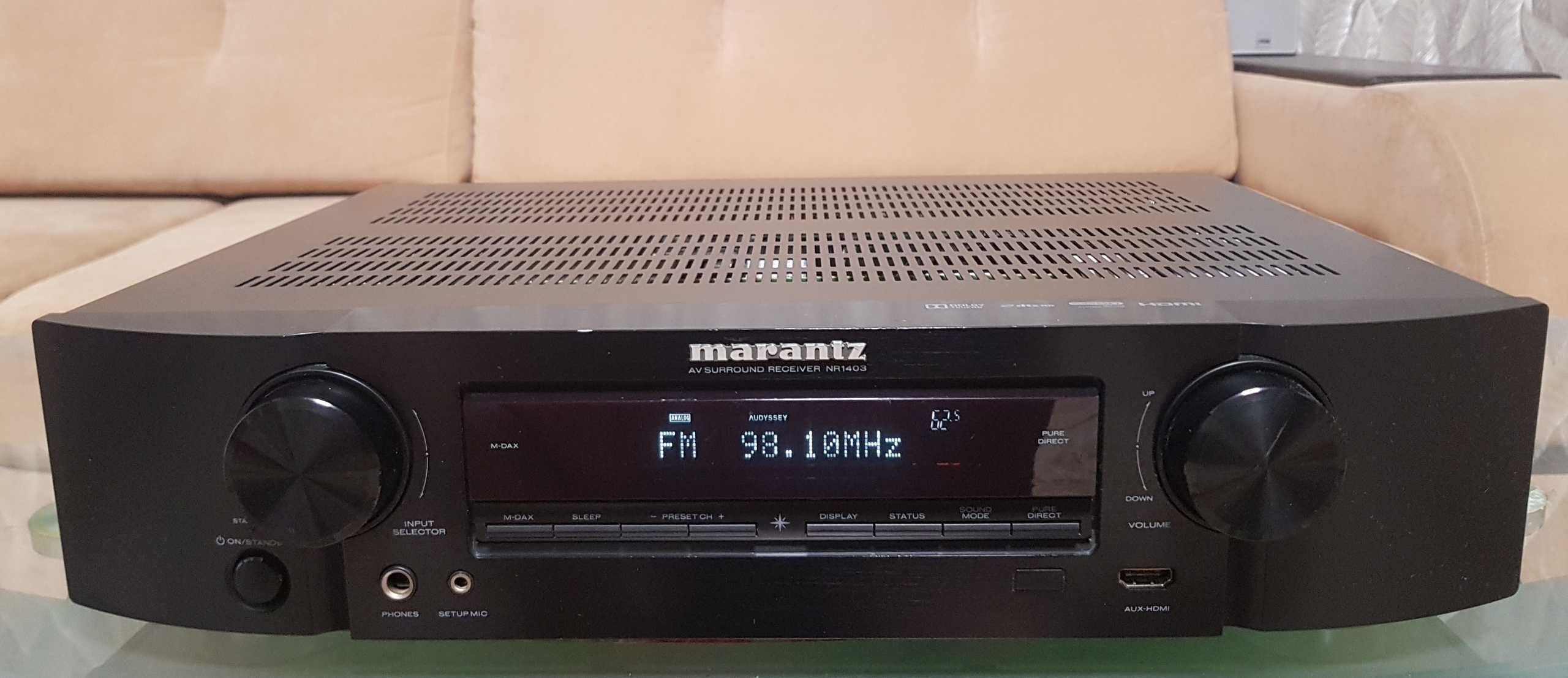 AV ресивер 5.1 Marantz NR 1403 HDMI,Optical made in China