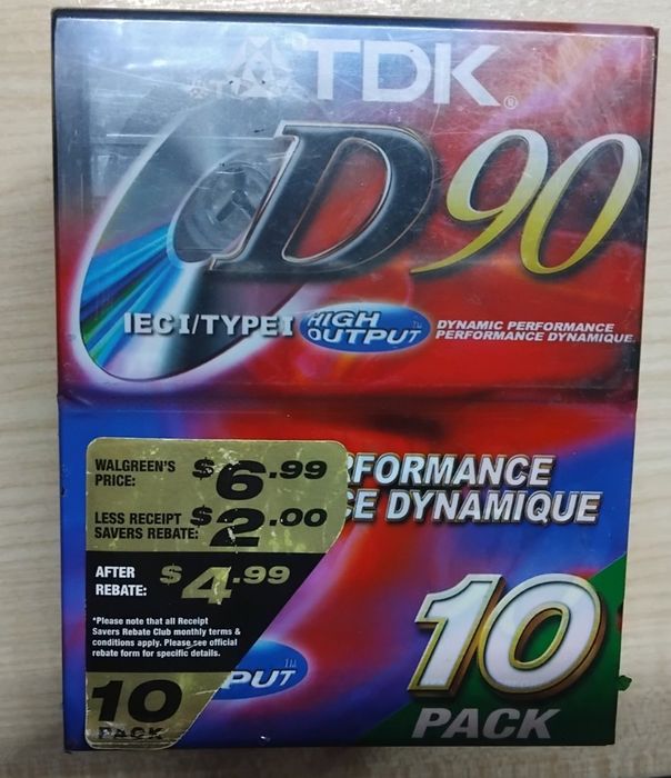 Аудіокасети TDK+Maxell+Fuji