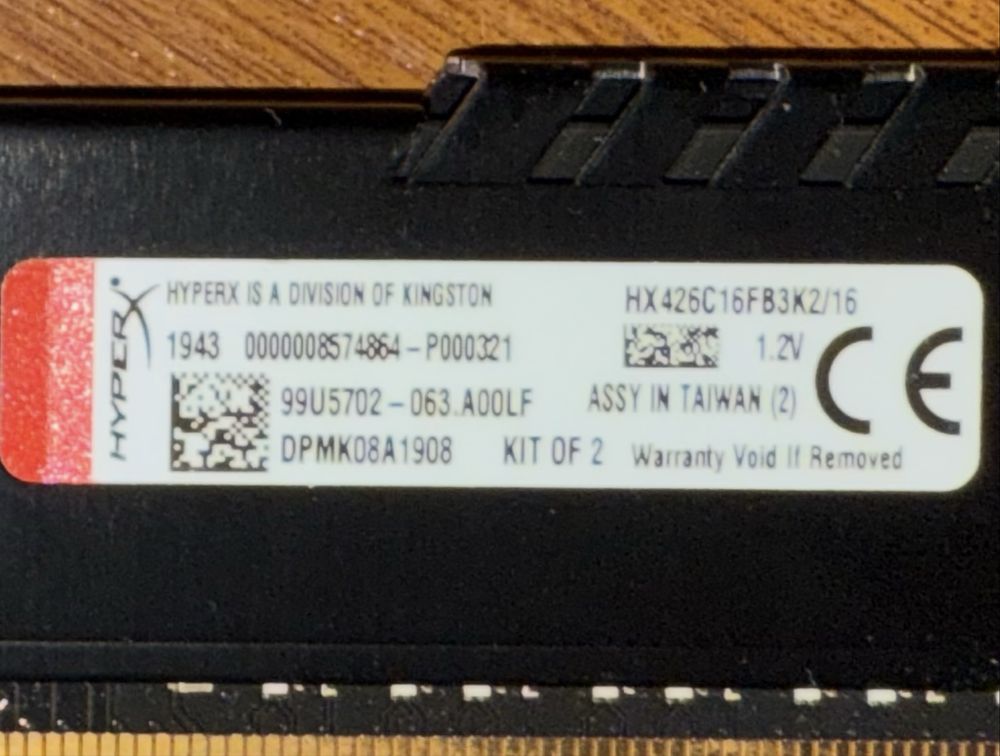 RAM DDR4 HyperX Fury 32GB