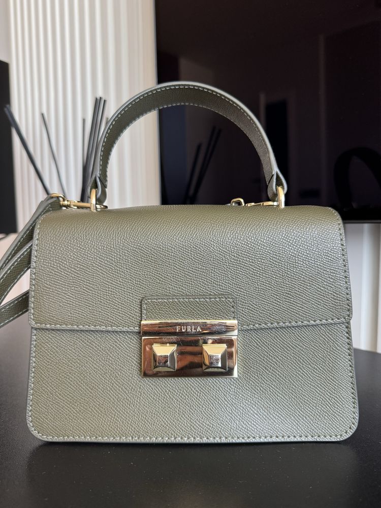 Сумка Furla оригінал зелена