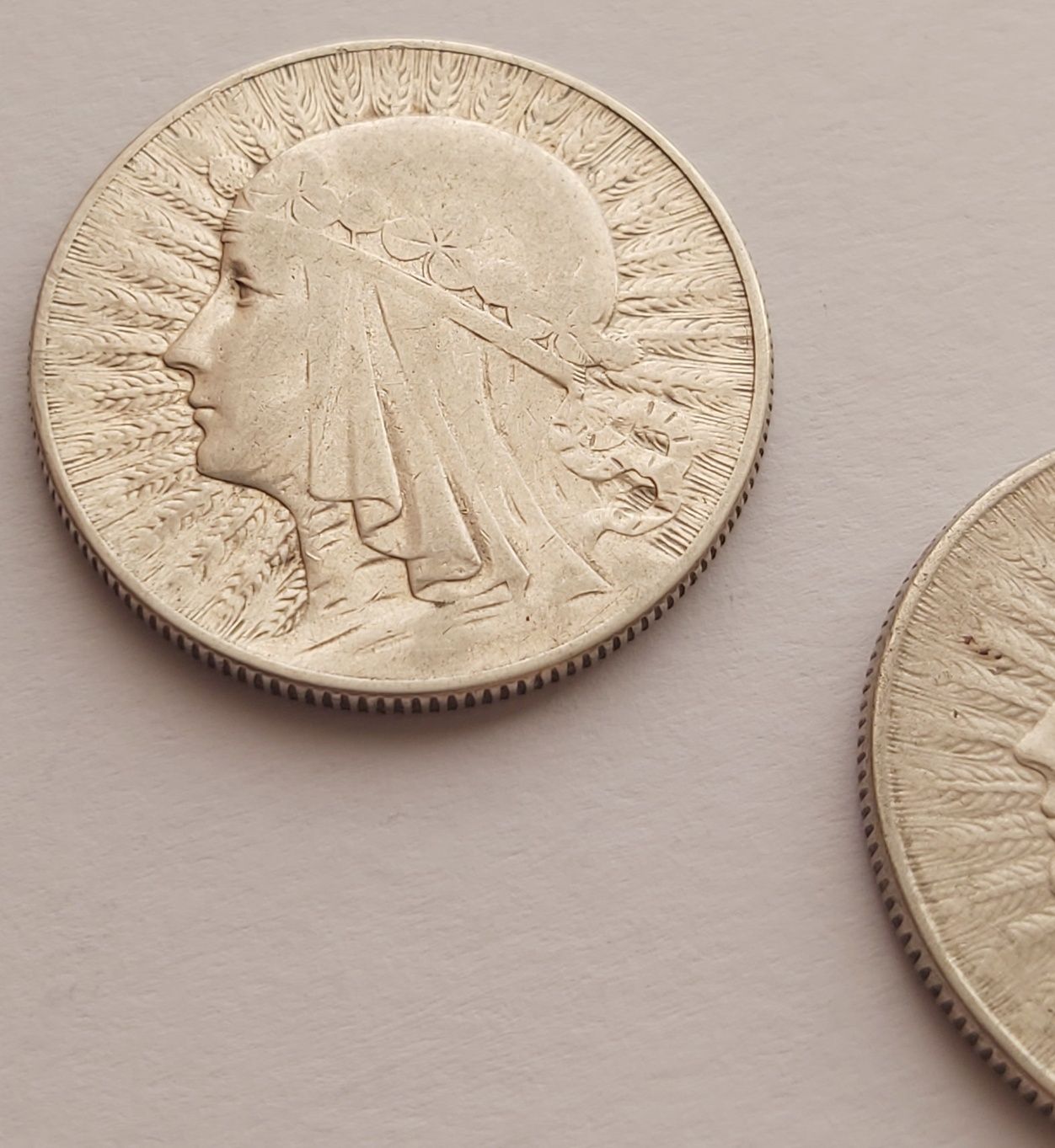 2 x 5zł Polonia Jadwiga. II RP. Srebrna moneta 1933r 2szt.
