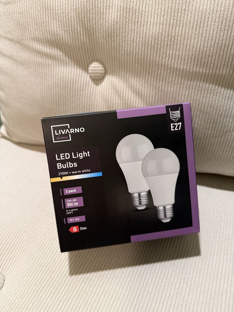 Żarówki LED (2 szt.) livarno LED 806lm nowe