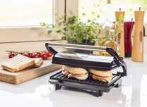 Opiekacz Grill Elektryczny Panini 700W BESTRON Do Grillowania Kanapek