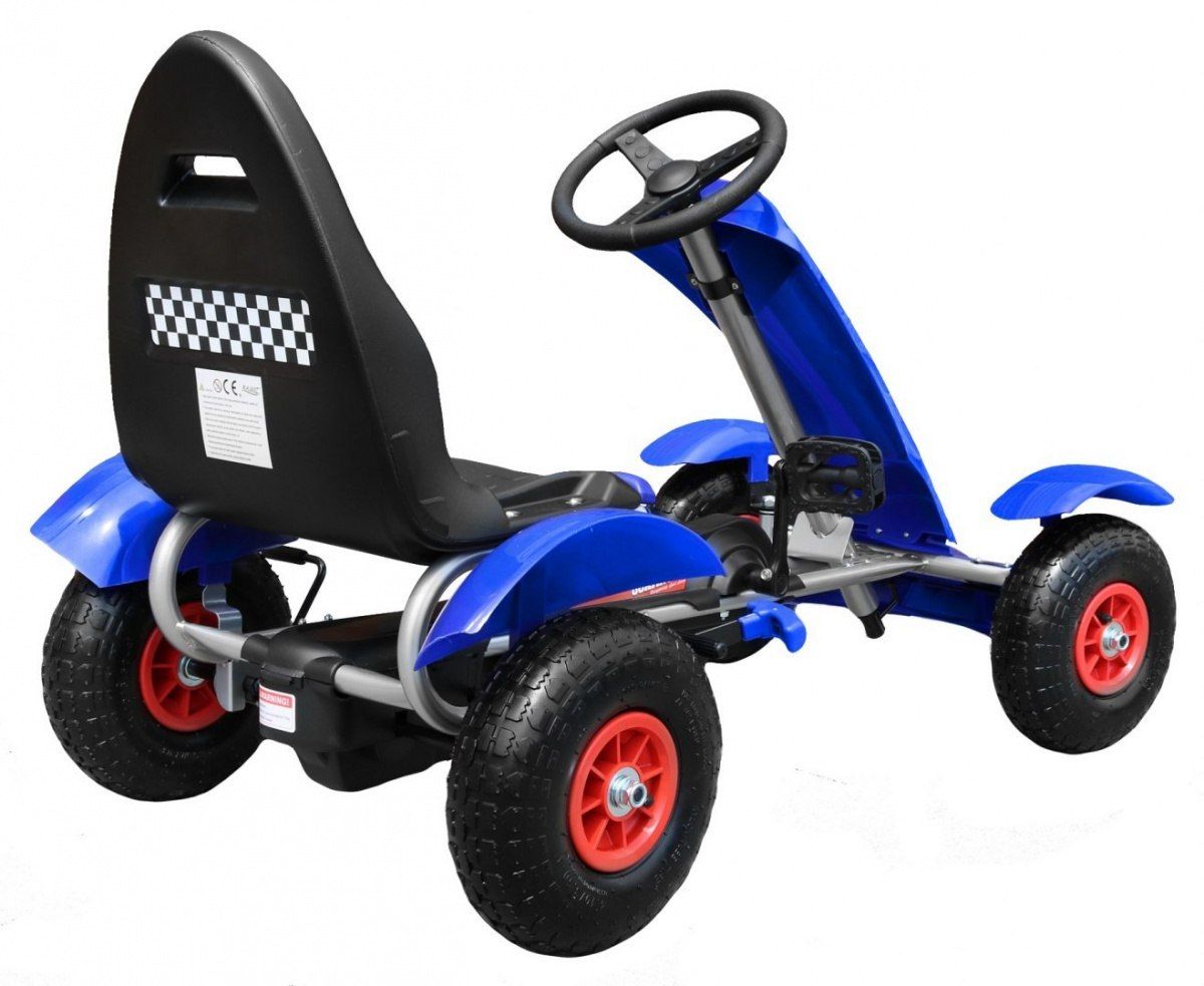 +Popowane koła +Max 50Kg Quad Gokart na pedały dla dzieci 3-8 lata