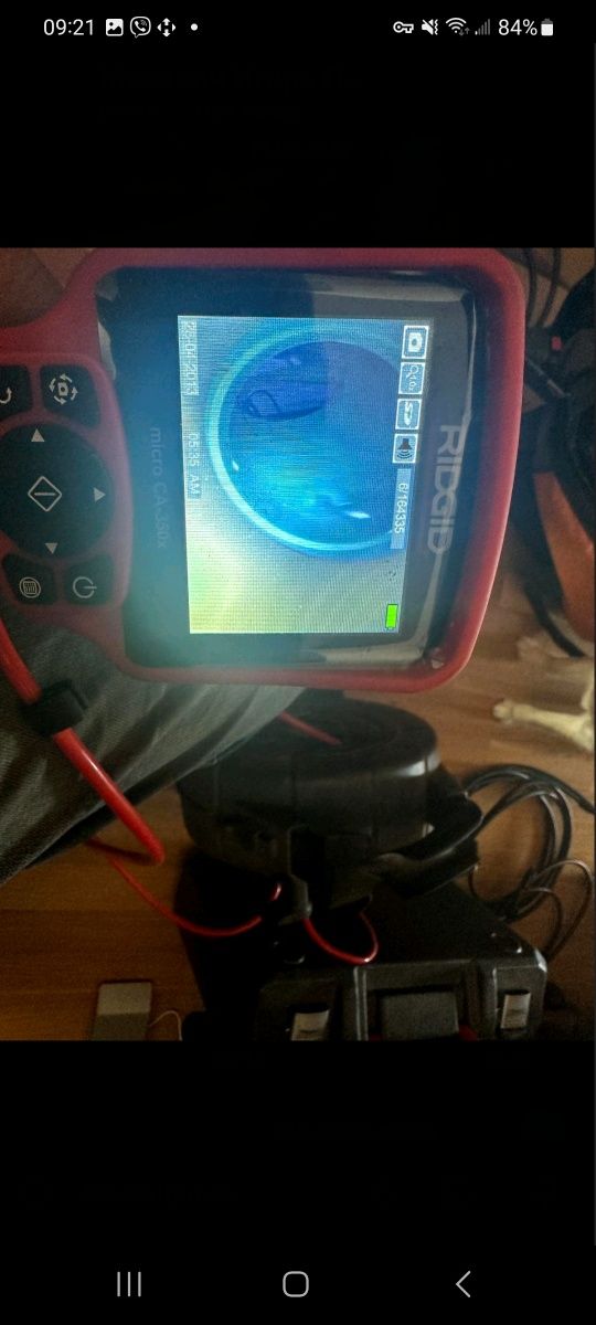 Ridgid seesnake micro drain.  ,видеоинспекция.  Відеодіагностіка