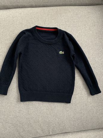 Lacoste Детский брендовый свитер