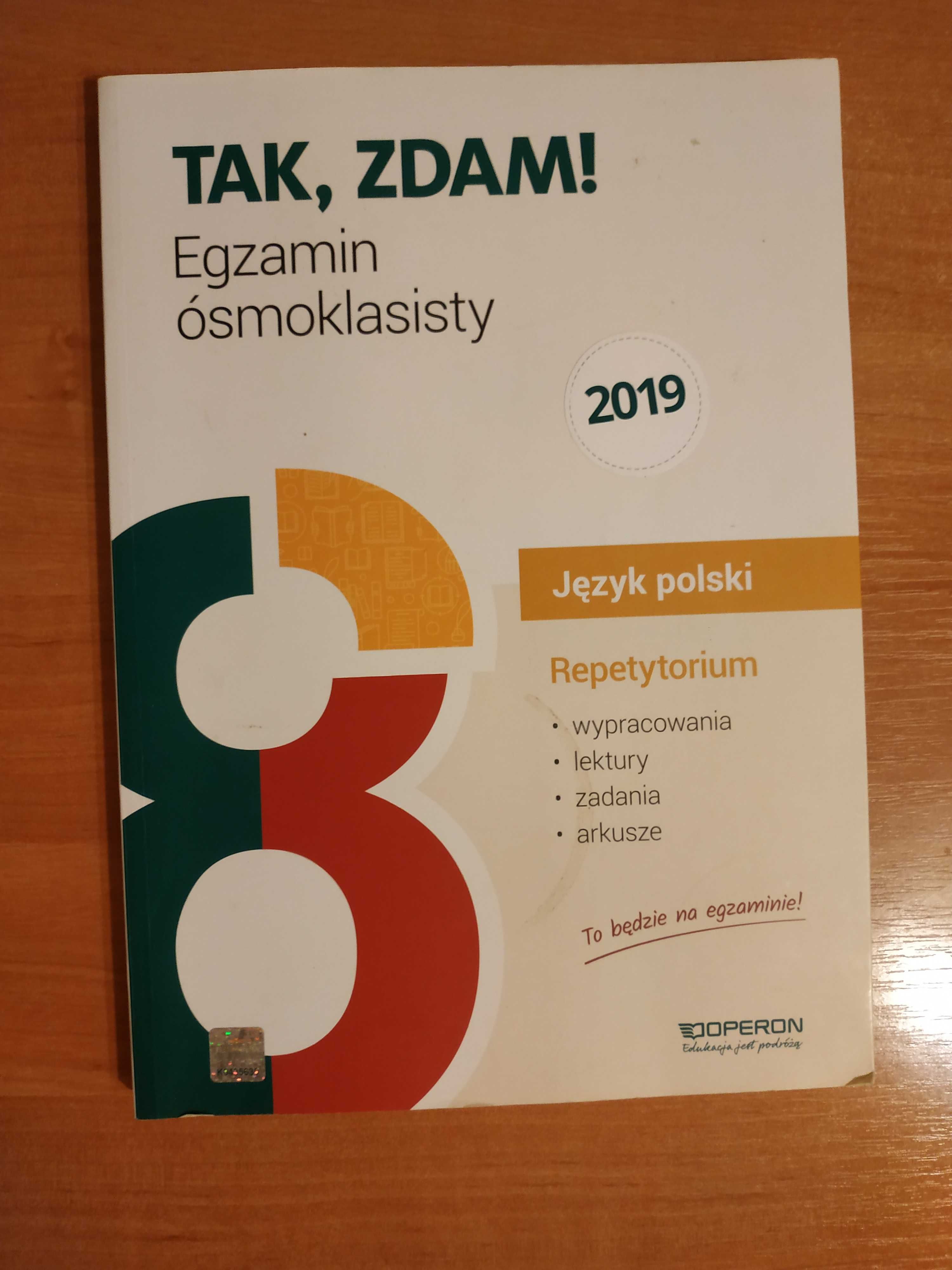 Repetytorium język polski - egzamin ósmoklasisty