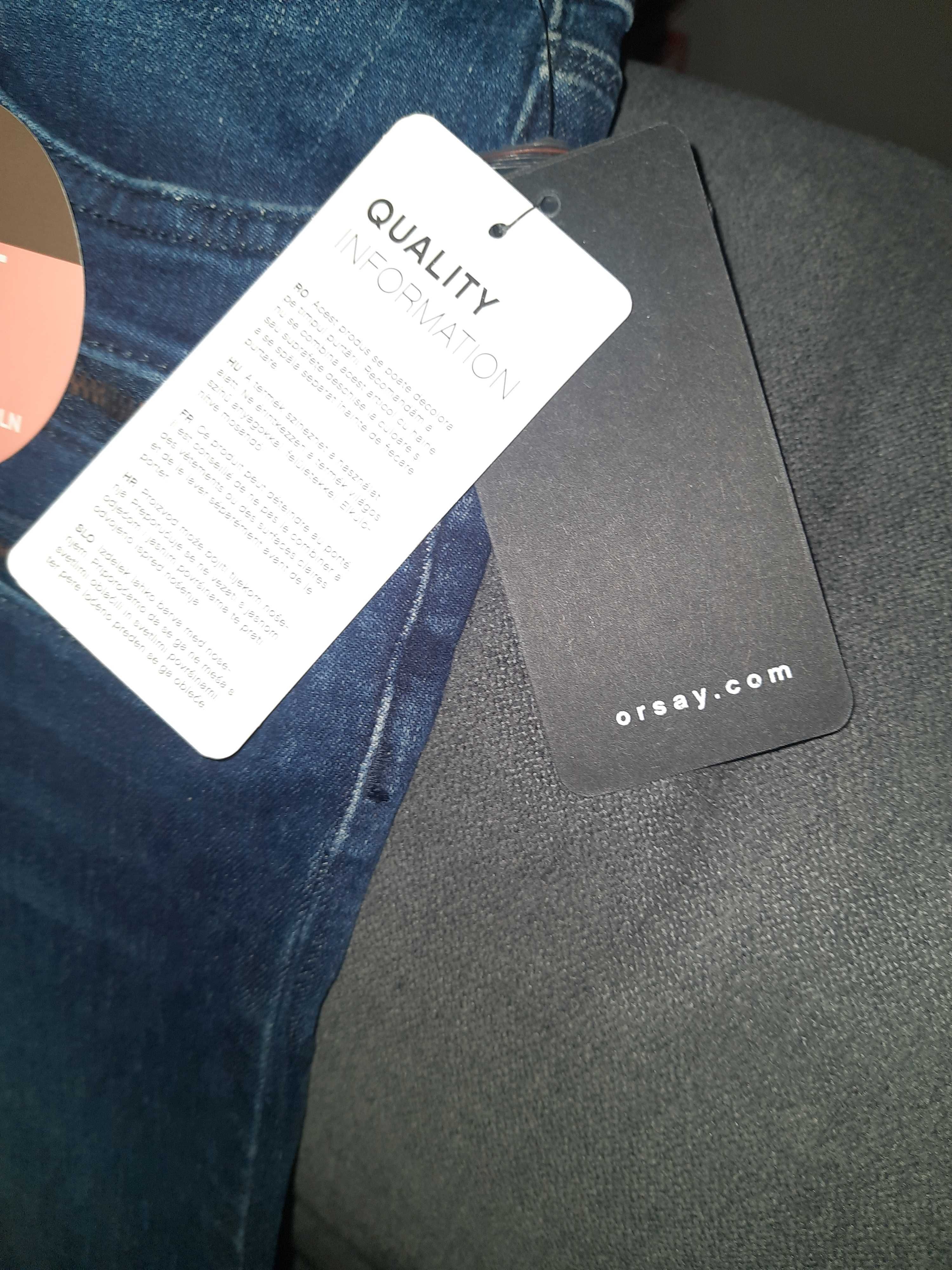 Spodnie jeansowe damskie nowe nieużywane Orsay 38 skinny