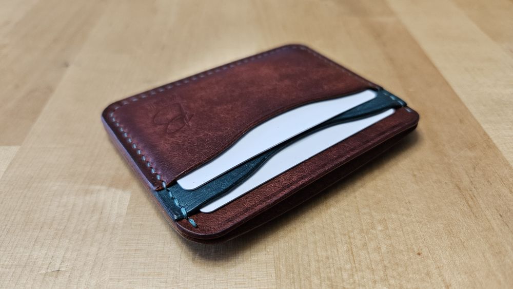 Borubar Skóroszyj - klasyczny cardholder / mini portfel