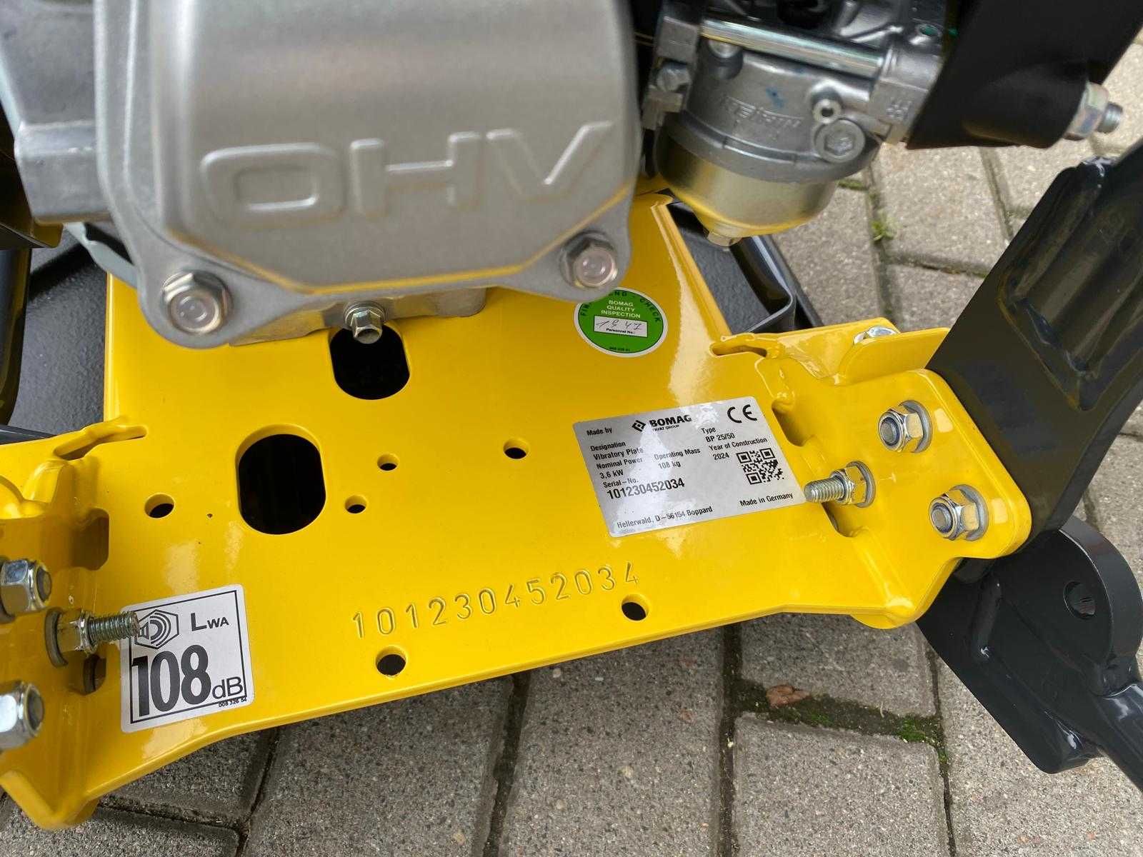 Zagęszczarka BOMAG BP 25/50 110kg Honda 25kN !! Wacker Weber Husqvarna