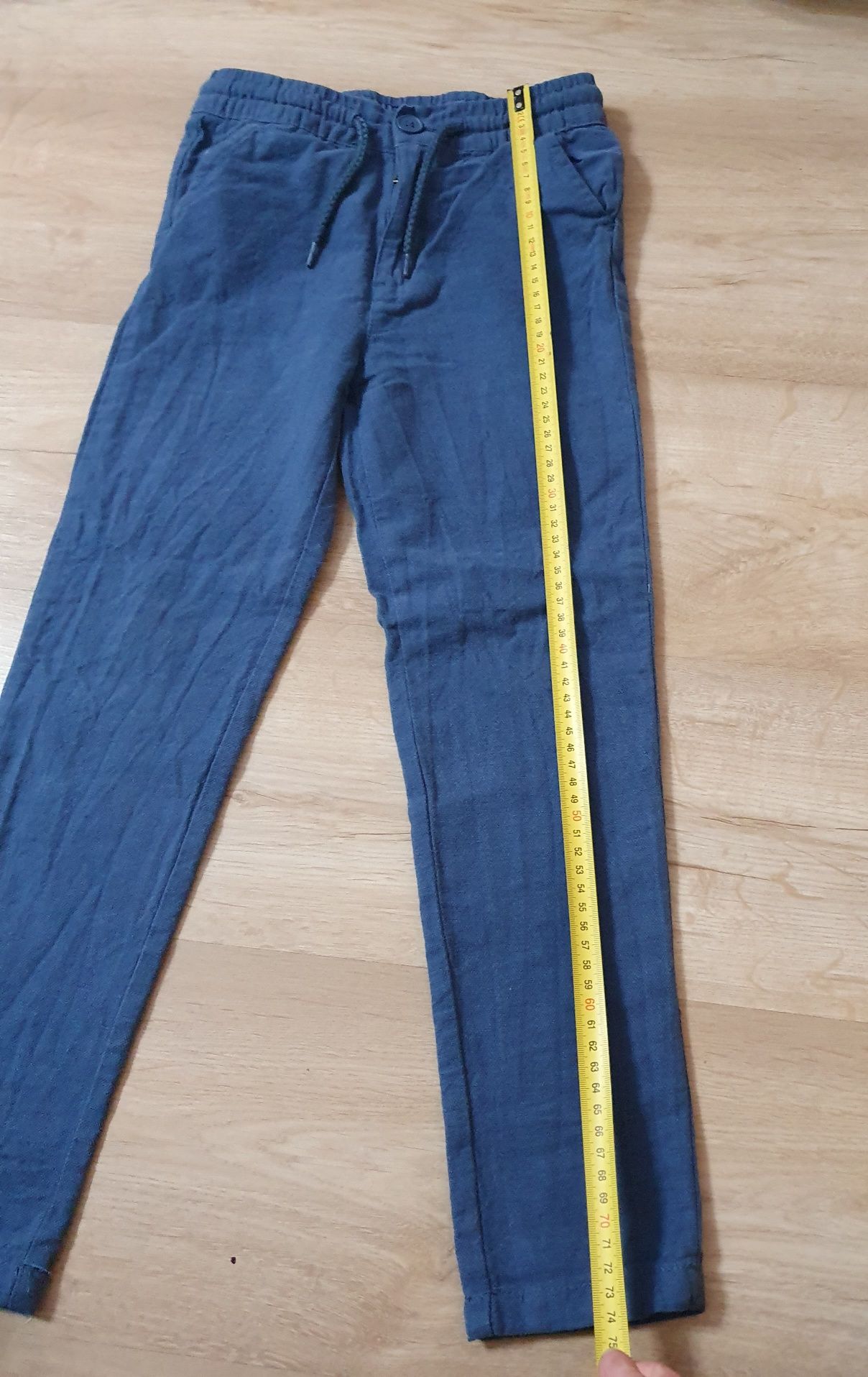 Bawełniane spodnie 128cm