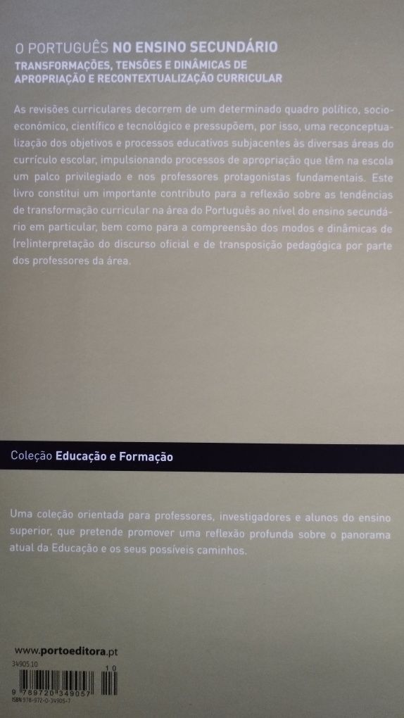 Livros da coleção Educação e Formação