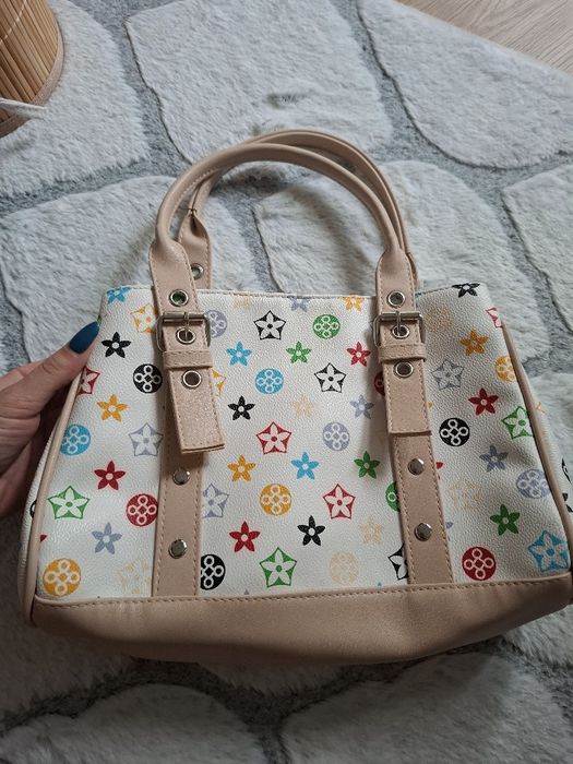 Elegancka torebka kuferek do ręki Vintage Retro