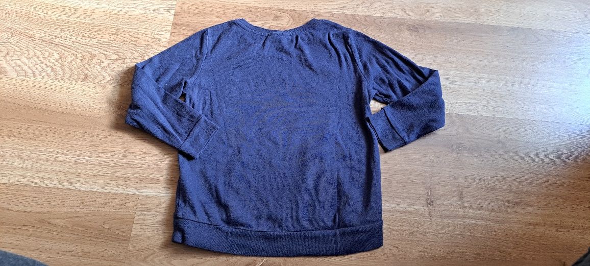 Granatowa bluza dziewczęca r. 110 cm świąteczna
