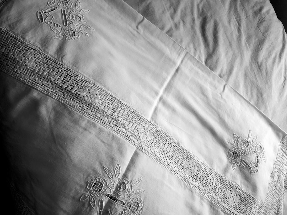 Toalha de mesa em linho.