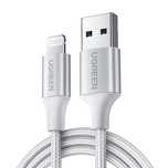 Kabel Ugreen US199, 60162 USB-A / Lightning MFi 1.5m - srebrny