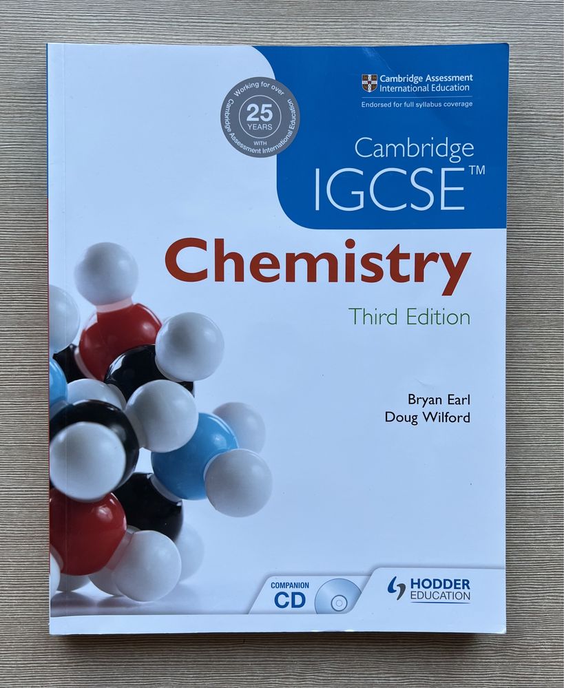 Chemisty coursebook Cambridge IGCSE. Third edition.