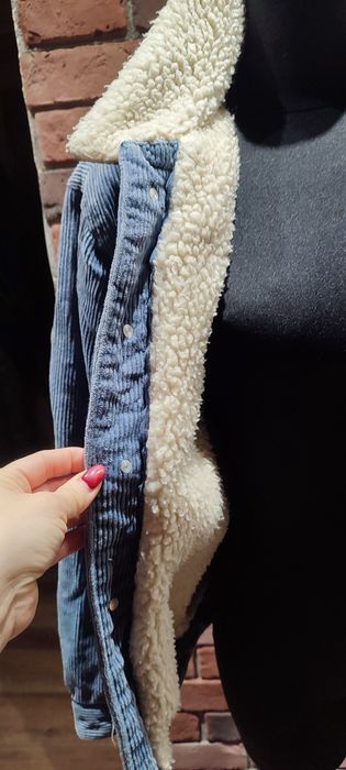 Męska kurtka zimowa z futerkiem roz S/M ,,