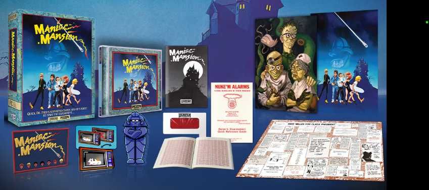 Maniac Mansion PC Big Box LRG Nowy/Folia
