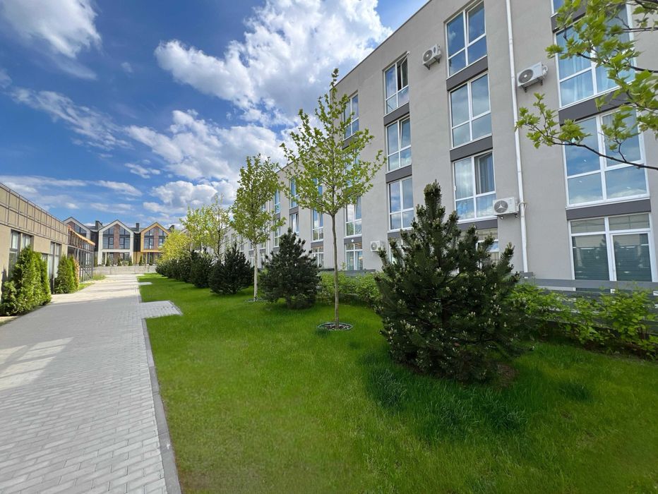 1-кімнатна квартира 31,58 м² з кухнею-вітальнею у зданому будинку.