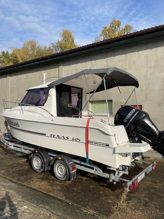 TEXSAS 605m   silnik YAMAHA 150km pierwsza rej.2022r ,przebieg 198mtg