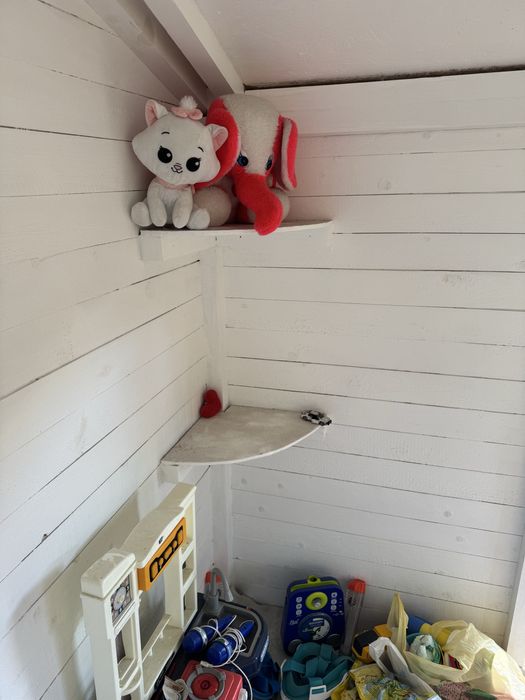 Детский домик деревянный игровой