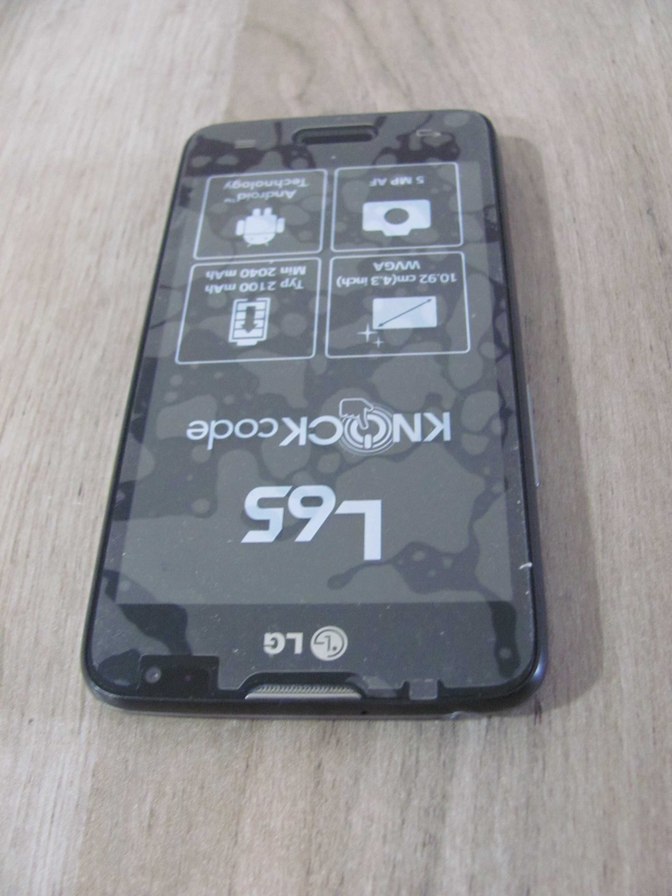 Nowy Smartfon LG L65 D280  1GB/4GB 3G czarny