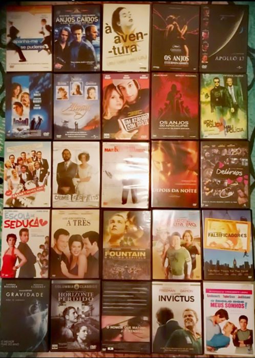 Lote 155 DVD's originais (Lote 4)